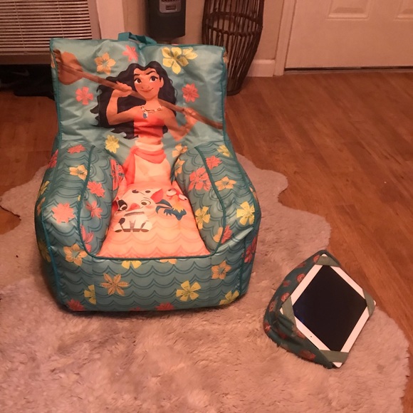 Disney Accessories Disneys Moana Toddler Size Bean Bag Chair And Ipad Holder Poshmark